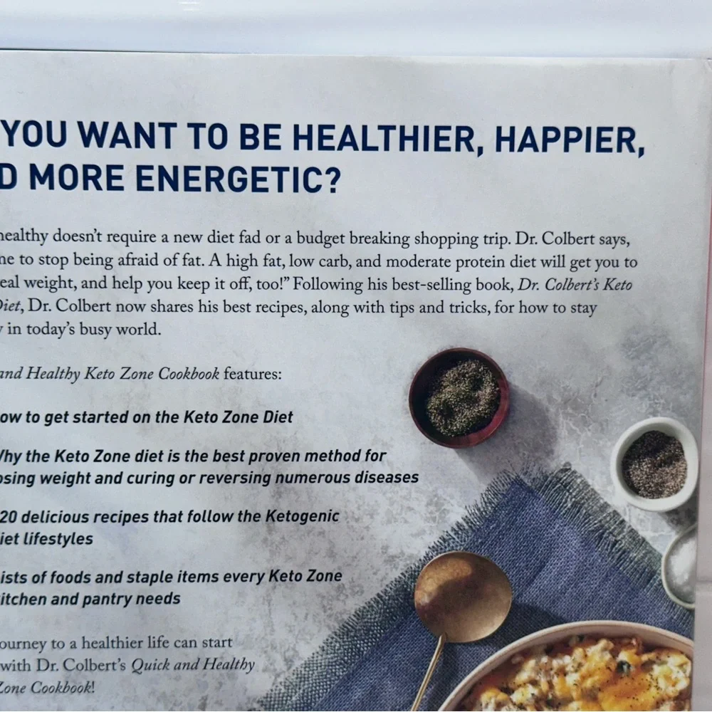 Quick and Healthy Keto Zone Cookbook by Don Colbert